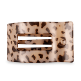 Blonde Tortoise Large Flat Rectangle Hair Clip