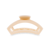 Open Almond Beige Medium Claw Hair Clip