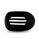 Jet Black Large Flat Round Hair Clip