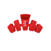 USA Classic Red Small Claw Clip