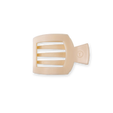 Almond Beige Small Flat Square Hair Clip