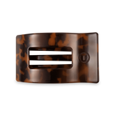 Tortoise Medium Flat Rectangle Hair Clip