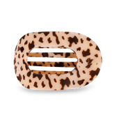 Blonde Tortoise Large Flat Round Hair Clip