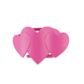 Pink Heart to Heart Small Flat Hair Clip