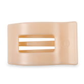 Almond Beige Large Flat Rectangle Hair Clip