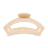 Open Almond Beige Large Claw Hair Clip