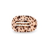 Blonde Tortoise Small Flat Round Hair Clip