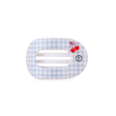 Basket of Cherries Small Flat Round Hair Clip