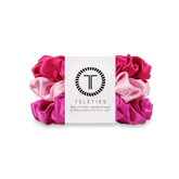 Rose All Day Large Silk Scrunchies
