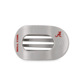 Roll Tide! Medium Flat Round Hair Clip