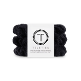 Jet Black Large Towel Scrunchies