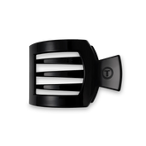 Jet Black Medium Flat Square Hair Clip