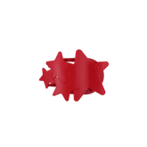 Red Shooting Star Small Flat Hair Clip