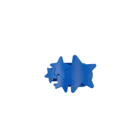 Blue Shooting Star Tiny Flat Hair Clip
