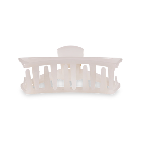 Open Coconut White Medium Claw Hair Clip