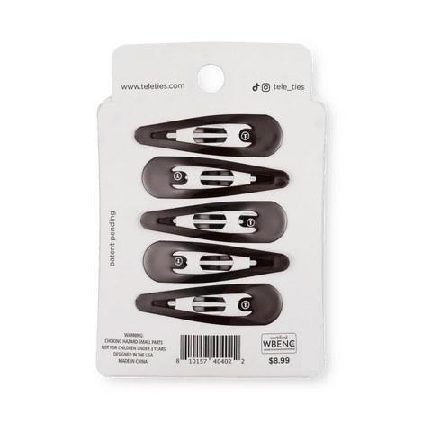 Brown Snap Clip (6Ct)