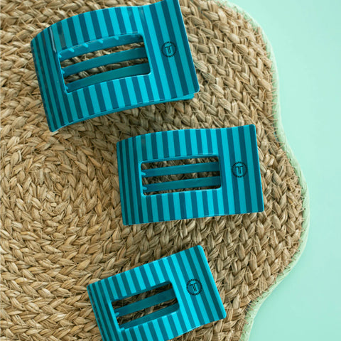 Splash Zone Large Flat Rectangle Hair Clip