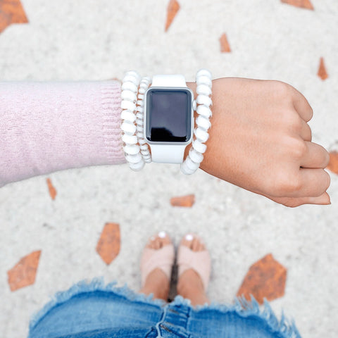 Coconut White Small Hair Ties