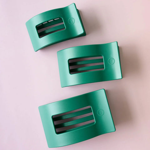 Fir Real Small  Flat Rectangle Hair Clip