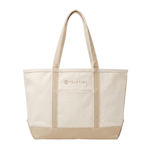 TELETIES Nice Hair Canvas Tote