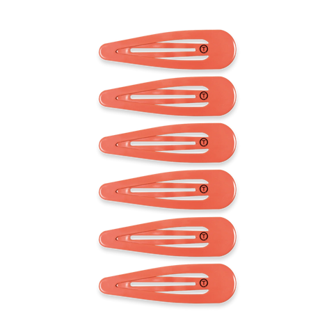 Coral Craze Snap Clips (6Ct)