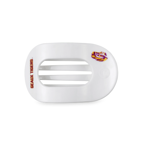 Geaux Tigers! Medium Flat Round Hair Clip