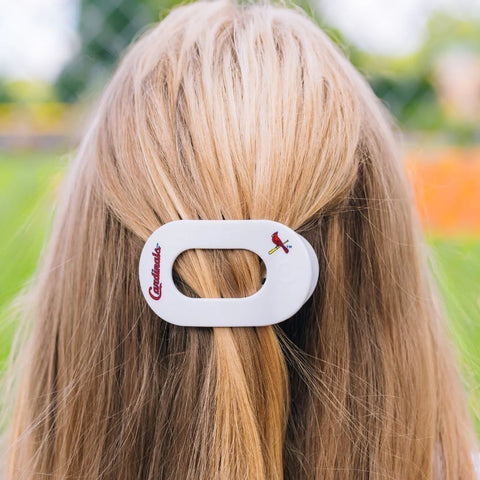 St. Louis Cardinals Small Flat Round Hair Clip