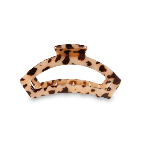 Open Blonde Tortoise Medium Claw Hair Clip