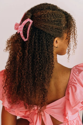 Open Wrapped In Ribbons Large Claw Hair Clip
