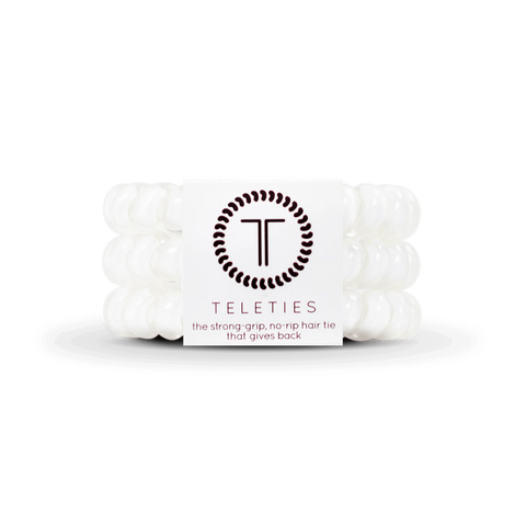 Coconut White Large Hair Ties