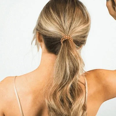 Coconut White Small Hair Ties