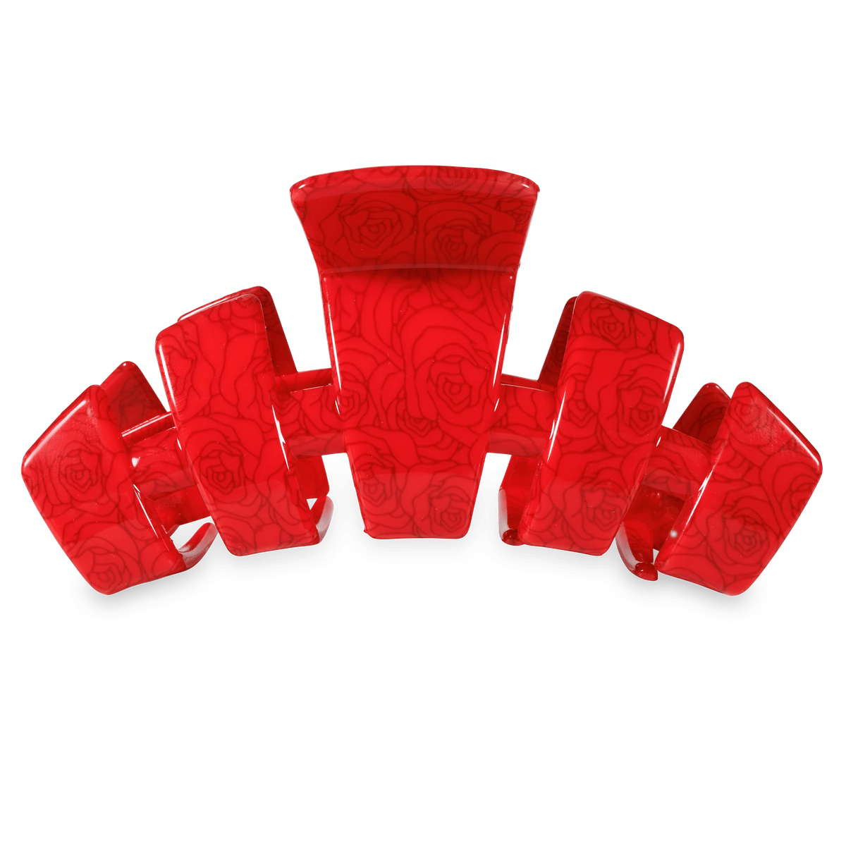 Classic Derby Roses Medium Claw Clip