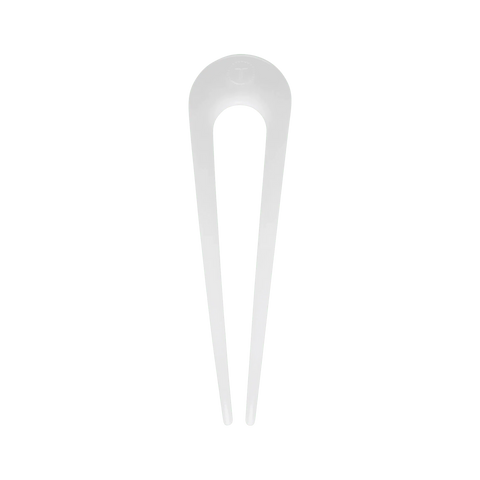 French Hair Pin Coconut White