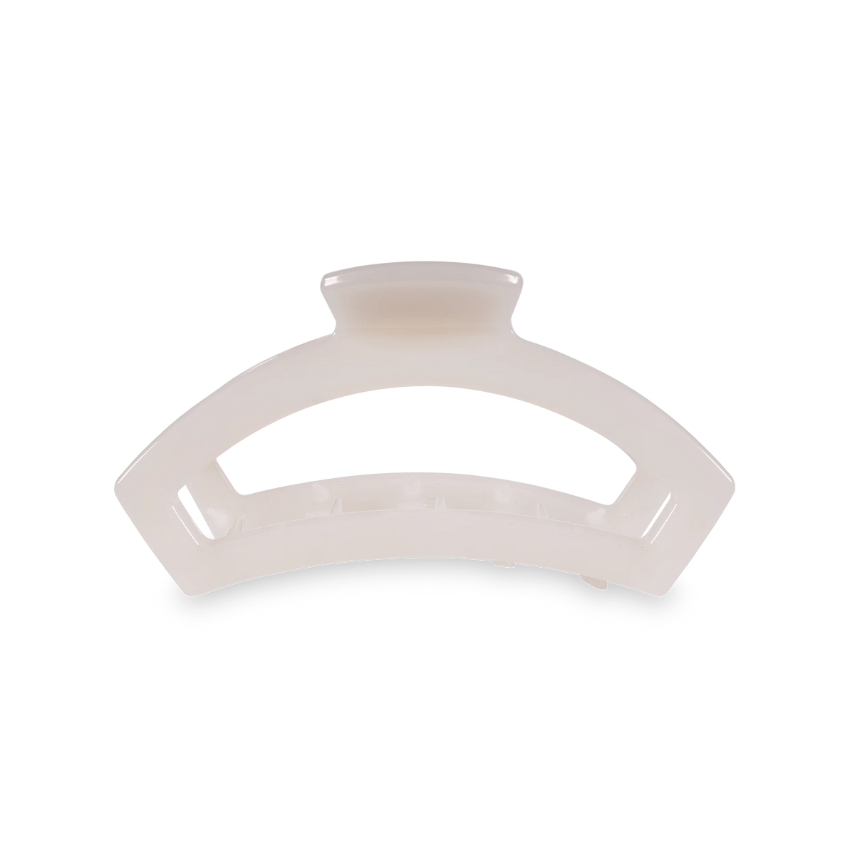 Open Coconut White Medium Claw Hair Clip
