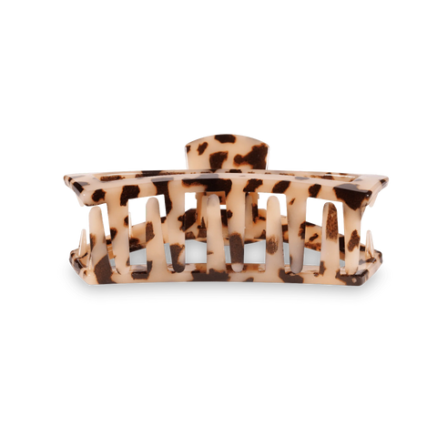 Open Blonde Tortoise Small Claw Hair Clip