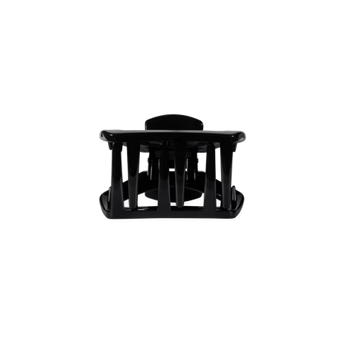 Open Jet Black Petite Hair Clip