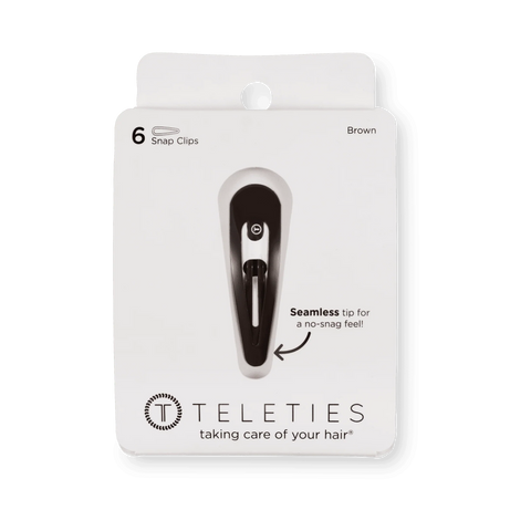 Brown Snap Clip (6Ct)