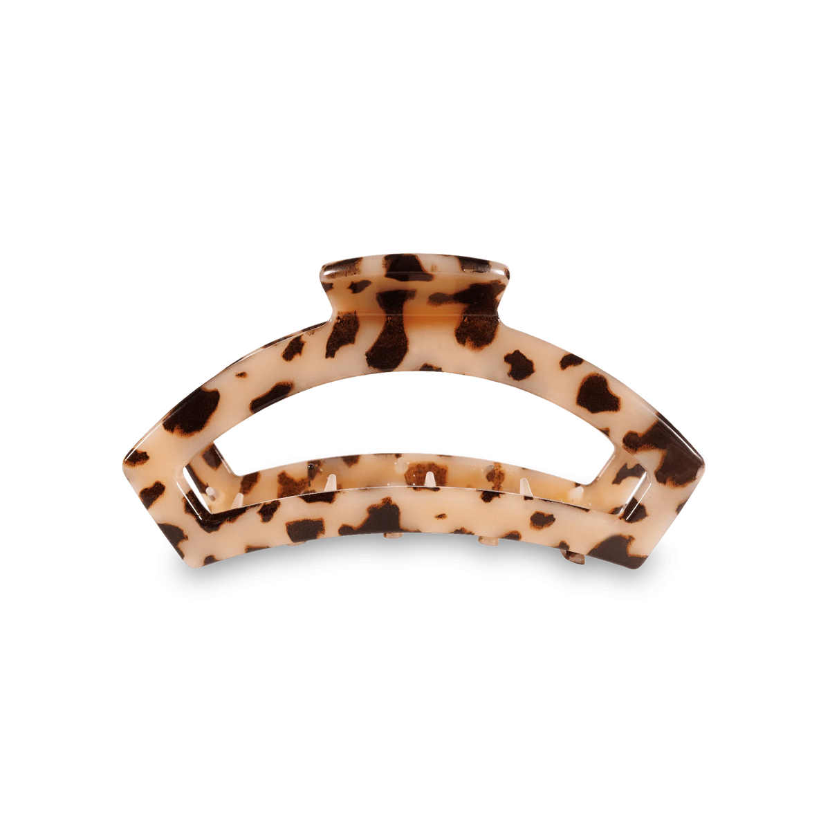 Open Blonde Tortoise Small Claw Hair Clip