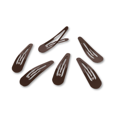 Brown Snap Clip (6Ct)
