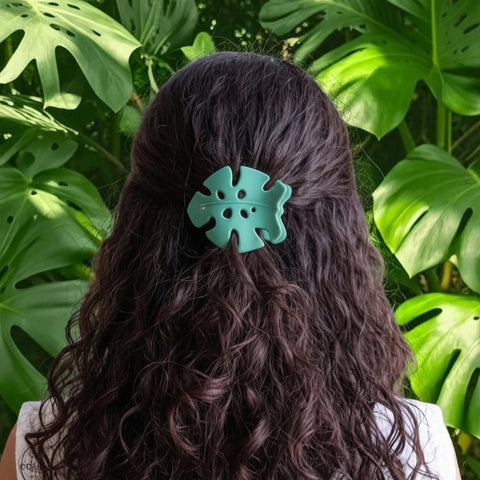 Moana Leaf Tiny Flat Hair Clip
