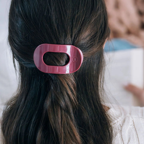 Wild Side Small Flat Round Hair Clip