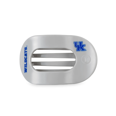 Go Big Blue! Medium Flat Round Hair Clip
