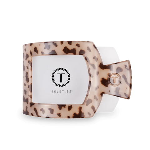 Blonde Tortoise Large Flat Square Hair Clip