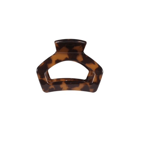 Open Tortoise Petite Hair Clip
