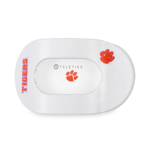 Go Tigers! Large Flat Round Hair Clip