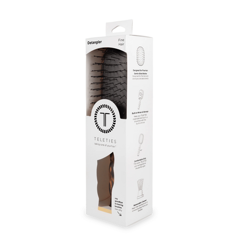 Detangler Hair Brush for Fine Hair – Tortoise