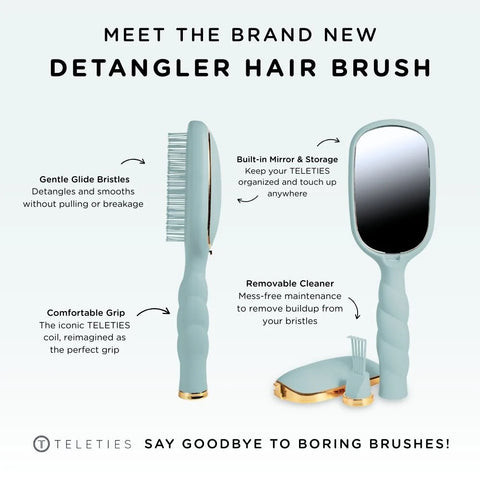 Detangler Hair Brush for Thick Hair – Blue