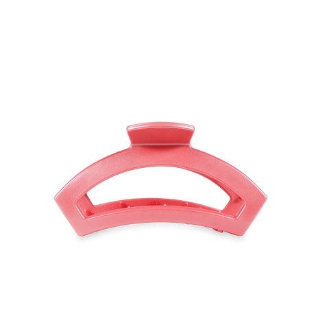 Open Calming Coral Tiny Hair Clip