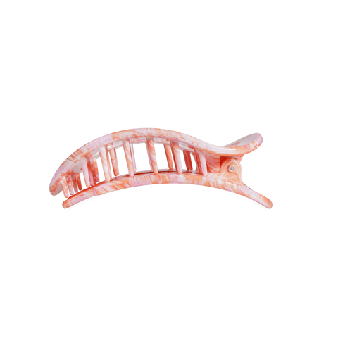 Just Keep Swimming Medium Flat Round Hair Clip