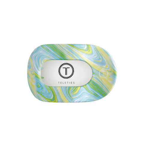 By the Sea Shore Medium Flat Round Hair Clip